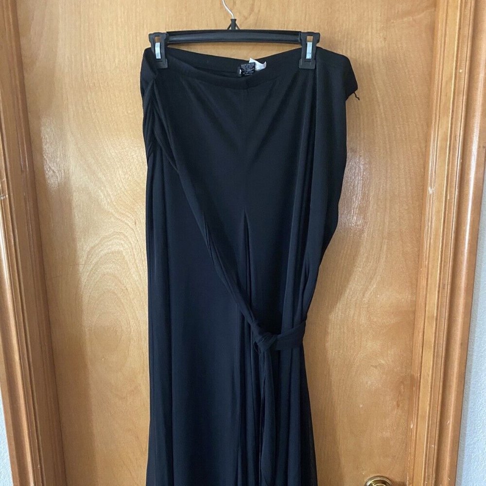 MSK Women’s Black Dress Pants Size L Wide Leg